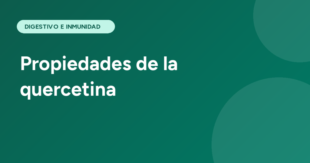 Propiedades de la quercetina